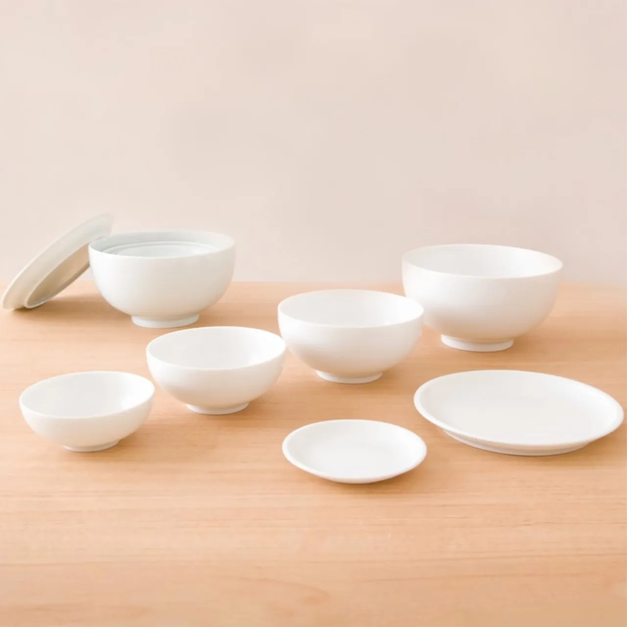 わんなり 入れ子のうつわセット(小田陶器)