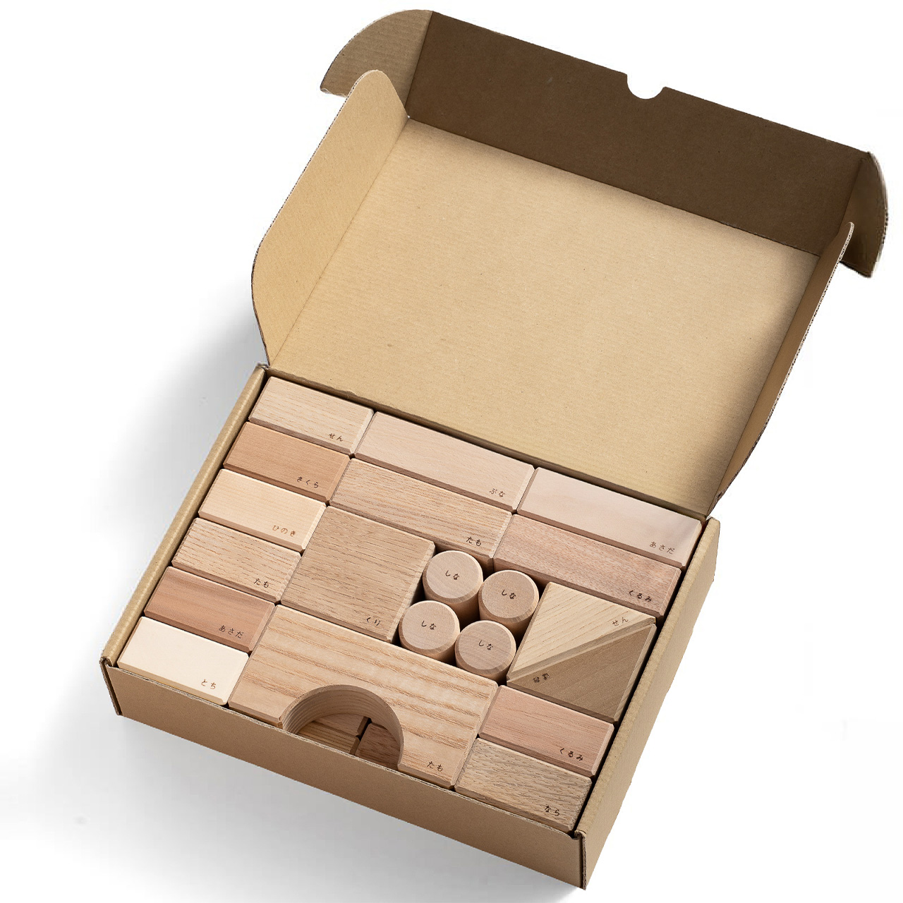 寄木の積木 | 出産祝いにおすすめ木のおもちゃ 国産材- オークヴィレッジ