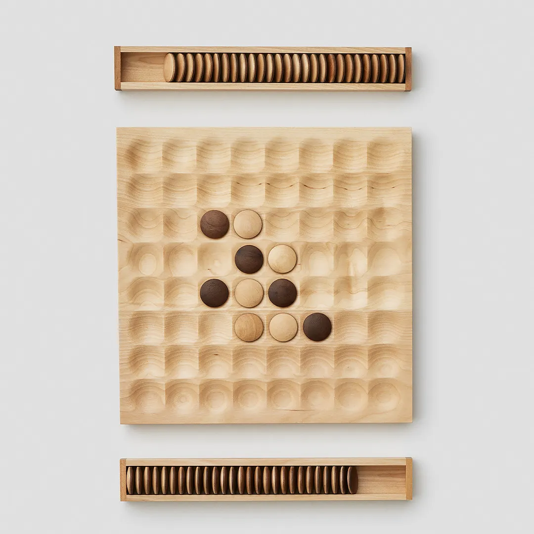 木製のリバーシ | Wooden reversi - ササキ工芸 -