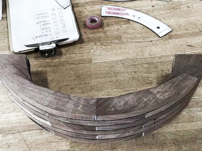 yamanami YC2 背もたれ製作工程 カタチを整える（NC加工前）