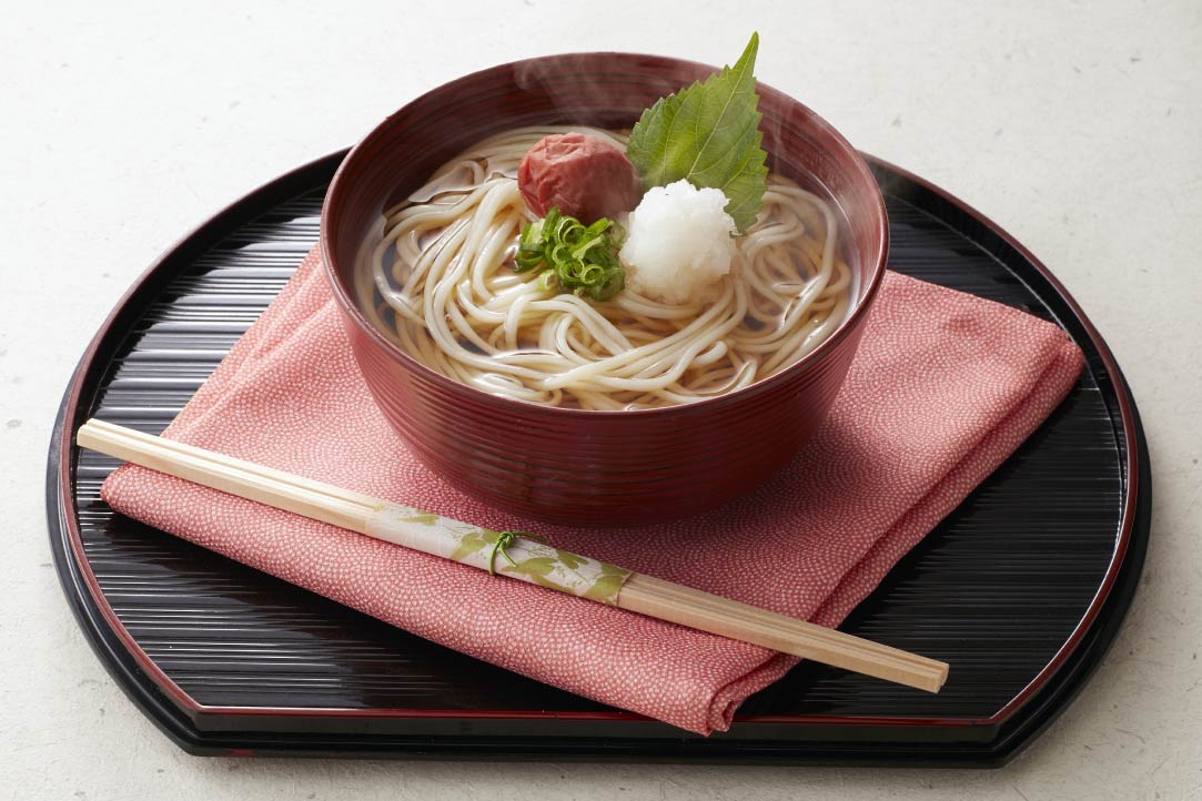 梅と大根の温麺