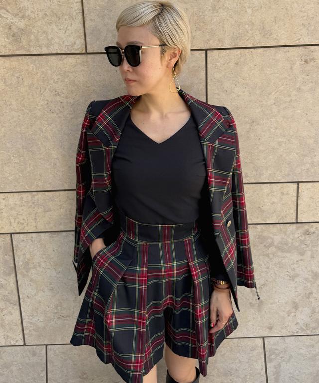 タータンチェックジャケット_edl25aw-jk02