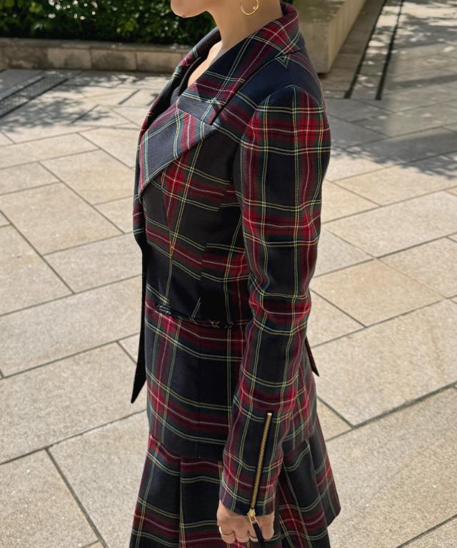 タータンチェックジャケット_edl25aw-jk02