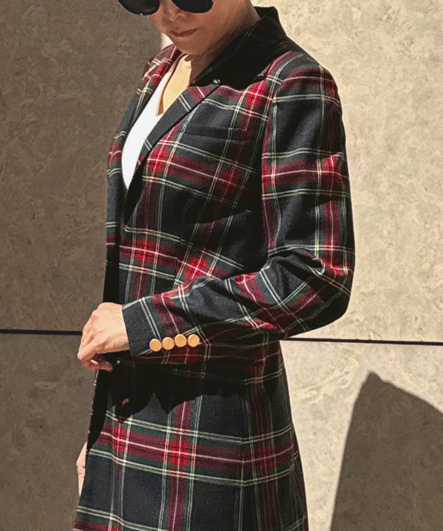 チェックモダンロングジャケット_edl25aw-jk07