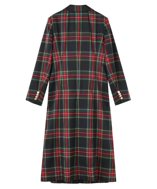 チェックモダンロングジャケット_edl25aw-jk07