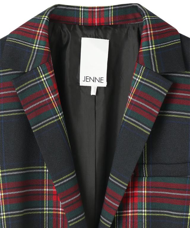 チェックモダンロングジャケット_edl25aw-jk07
