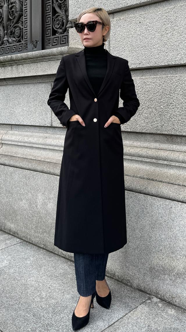 モダンロングジャケット