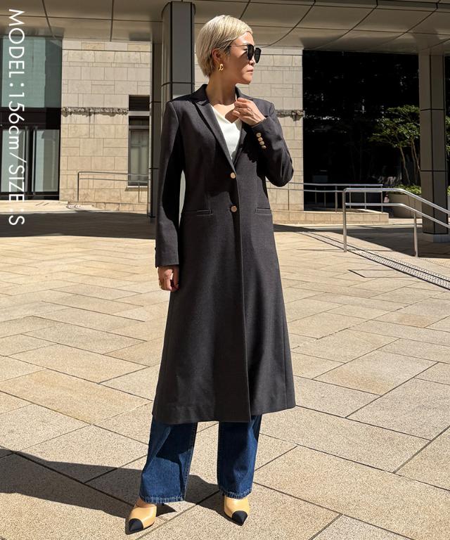 新品☆JENNE ジェンヌ　クラシカルロングジャケット　ブラック　M クラシカルロングジャケット｜JENNE(ジェンヌ)公式通販：パリ