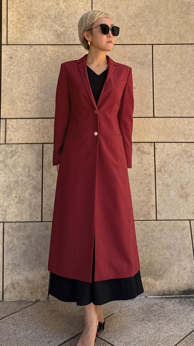 モダンロングジャケット