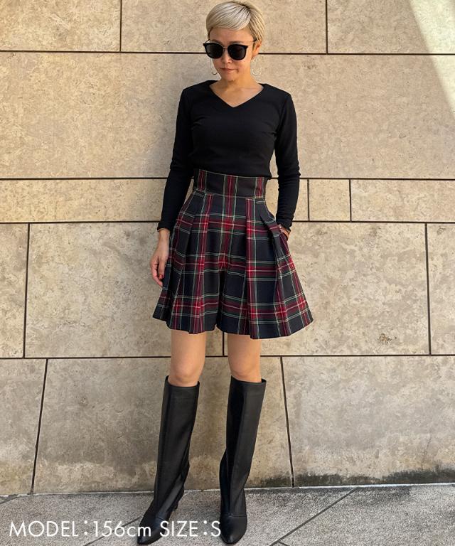 タータンチェックキュロット｜JENNE(ジェンヌ)公式通販：パリ