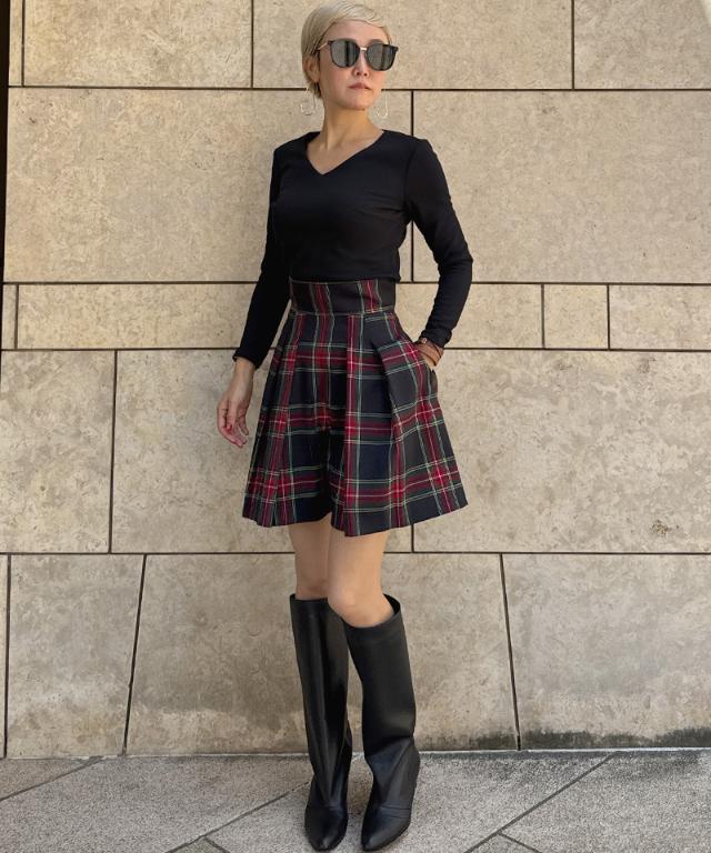 タータンチェックキュロット_edl25aw-pt03