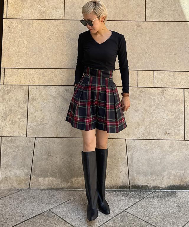 タータンチェックキュロット_edl25aw-pt03