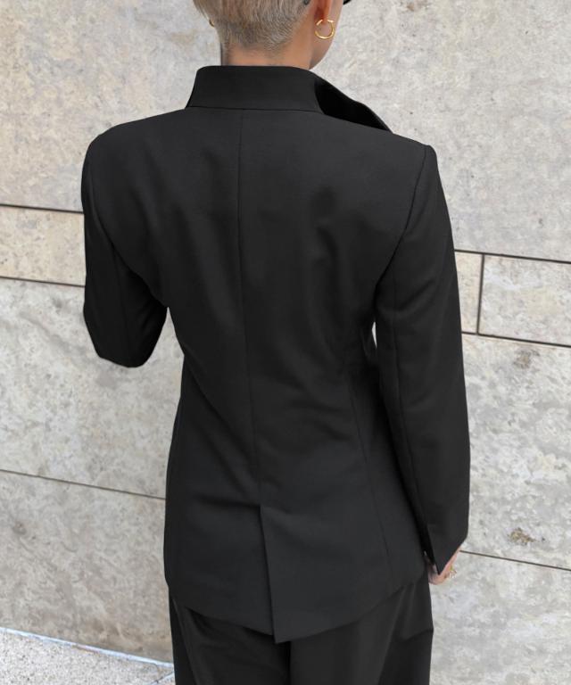 ２wayシルエットモダンジャケット（防シワ生地）_edl26ss-jk01