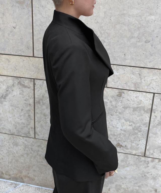 ２wayシルエットモダンジャケット（防シワ生地）_edl26ss-jk01