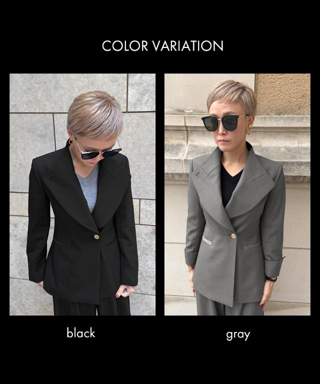 ２wayシルエットモダンジャケット（防シワ生地）_edl26ss-jk01