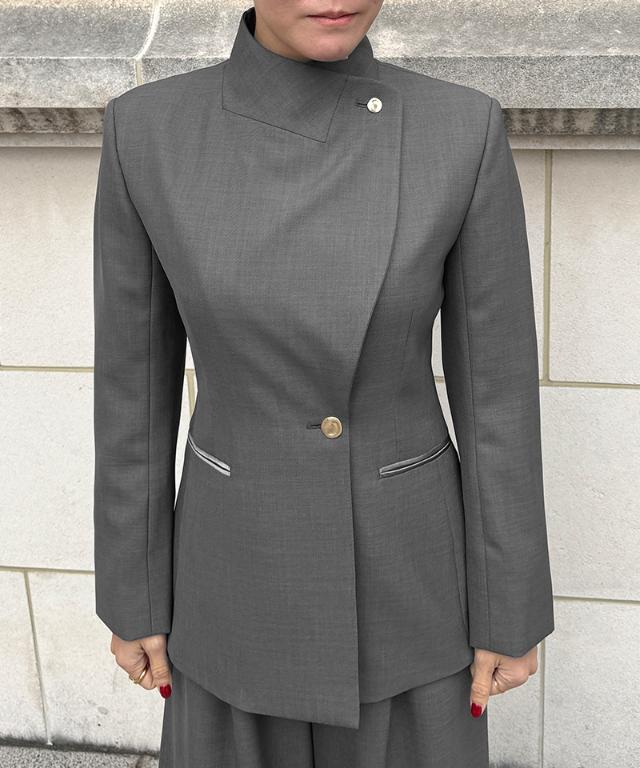 ２wayシルエットモダンジャケット（防シワ生地）_edl26ss-jk01