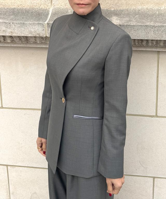 ２wayシルエットモダンジャケット（防シワ生地）_edl26ss-jk01