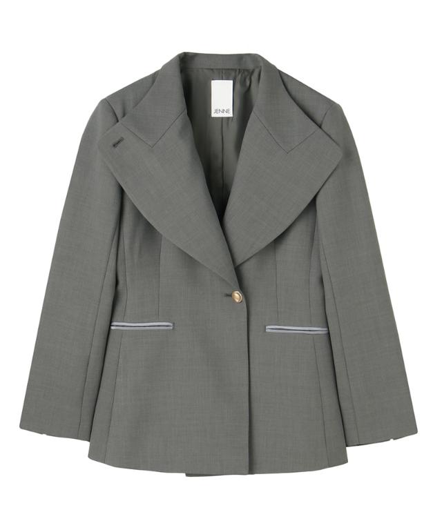 ２wayシルエットモダンジャケット（防シワ生地）_edl26ss-jk01