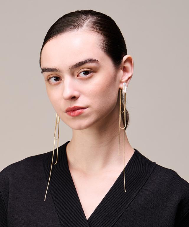 2way淡水＆チェーンピアス_fbc26ss-ac01