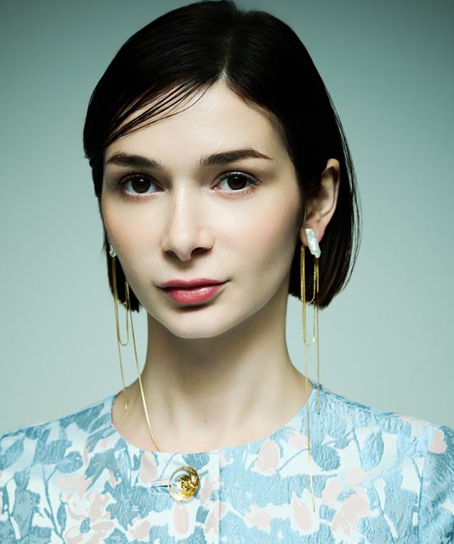 2way淡水＆チェーンピアス_fbc26ss-ac01