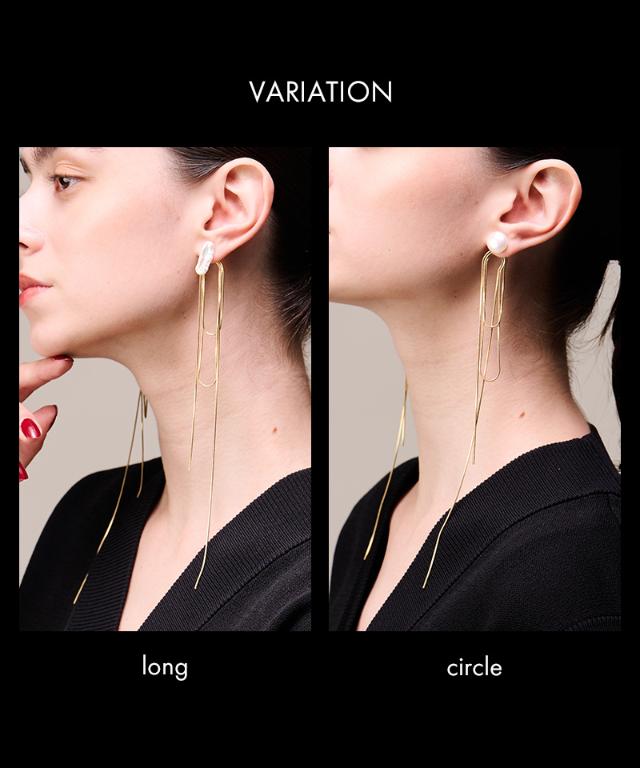 2way淡水＆チェーンピアス_fbc26ss-ac01