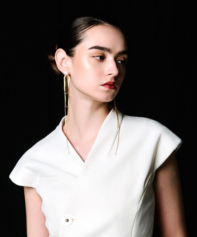 2way淡水＆チェーンピアス_fbc26ss-ac01