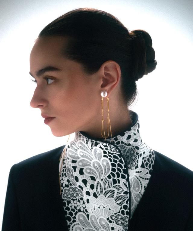 2way淡水＆チェーンピアス_fbc26ss-ac01