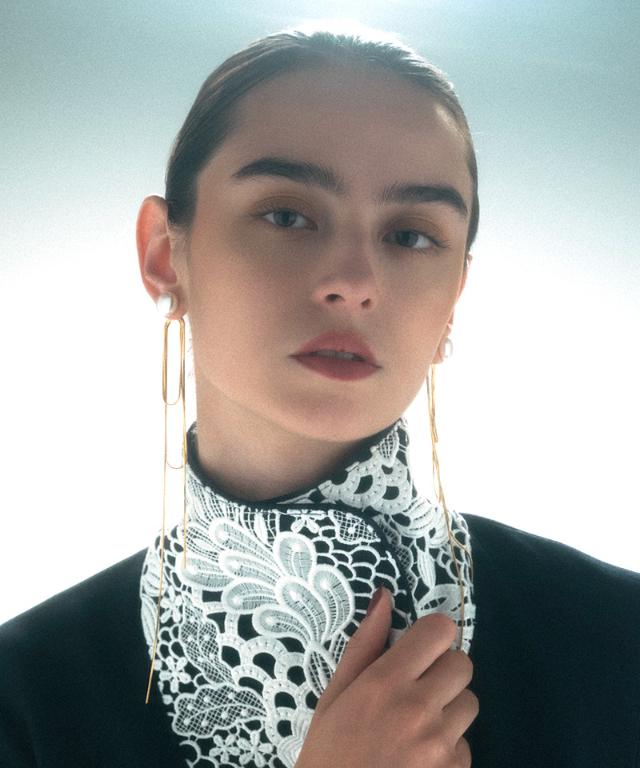 2way淡水＆チェーンピアス_fbc26ss-ac01