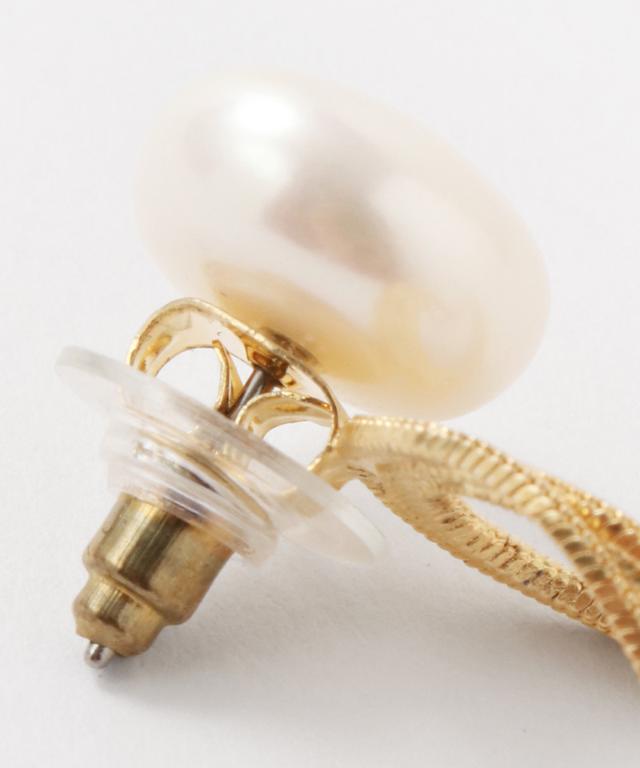 2way淡水＆チェーンピアス_fbc26ss-ac01