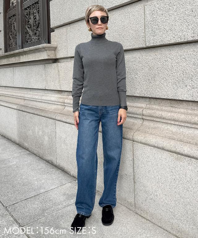 カシミヤ混ソフトタッチタートルネック_gfa24aw-nt15