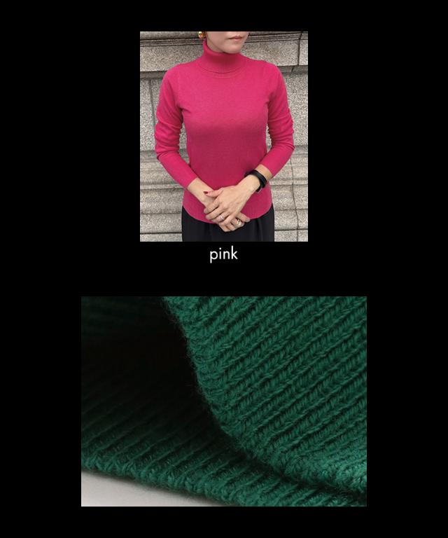 カシミヤ混ソフトタッチタートルネック_gfa24aw-nt15