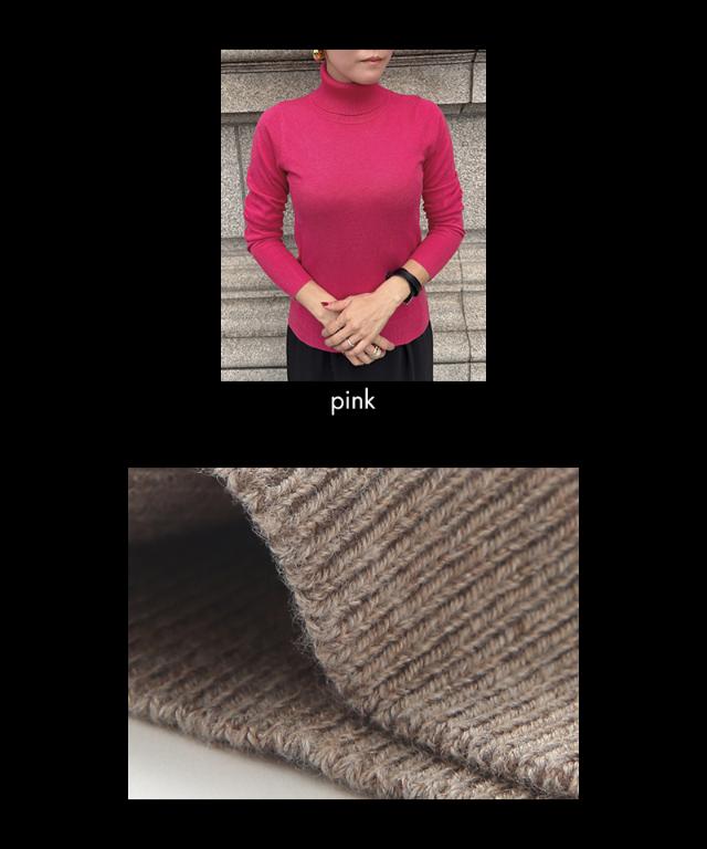 カシミヤ混ソフトタッチタートルネック_gfa24aw-nt15
