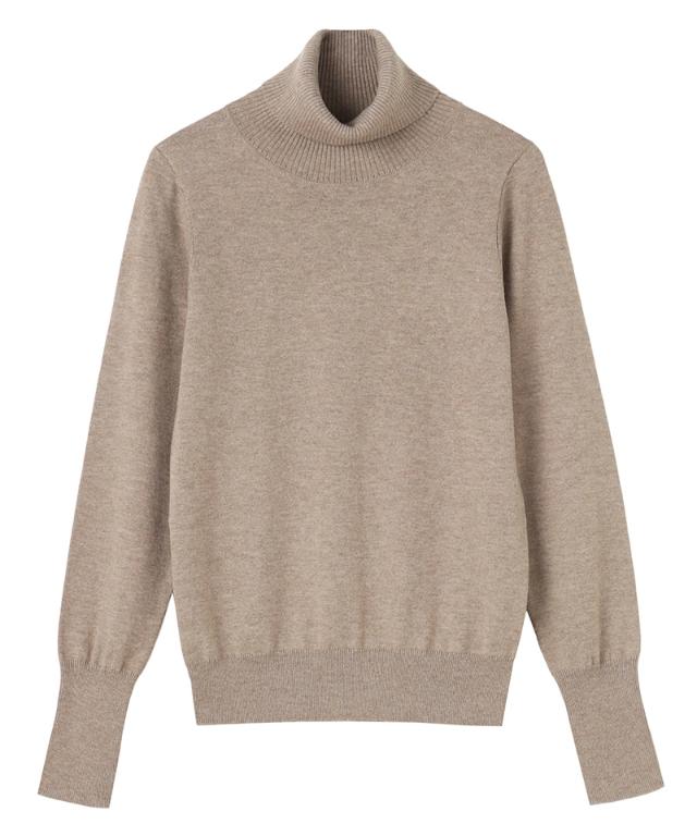 カシミヤ混ソフトタッチタートルネック_gfa24aw-nt15