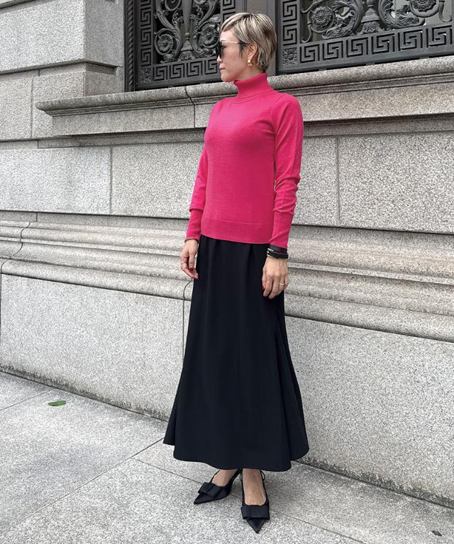 カシミヤ混ソフトタッチタートルネック_gfa24aw-nt15