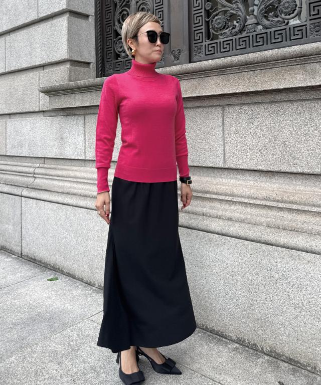 カシミヤ混ソフトタッチタートルネック_gfa24aw-nt15