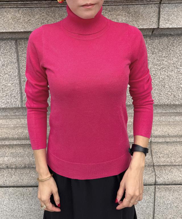 カシミヤ混ソフトタッチタートルネック_gfa24aw-nt15