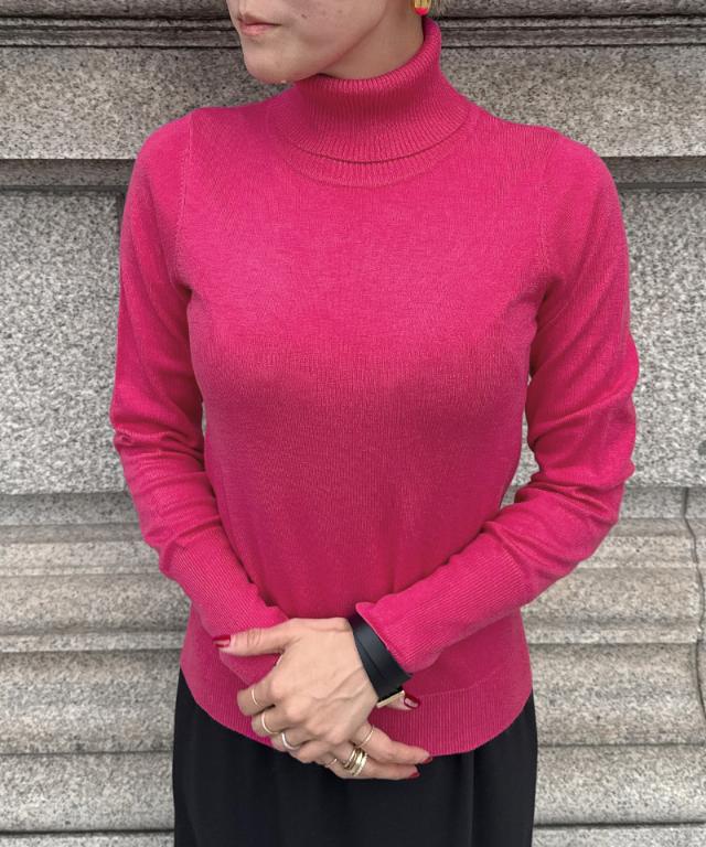 カシミヤ混ソフトタッチタートルネック_gfa24aw-nt15