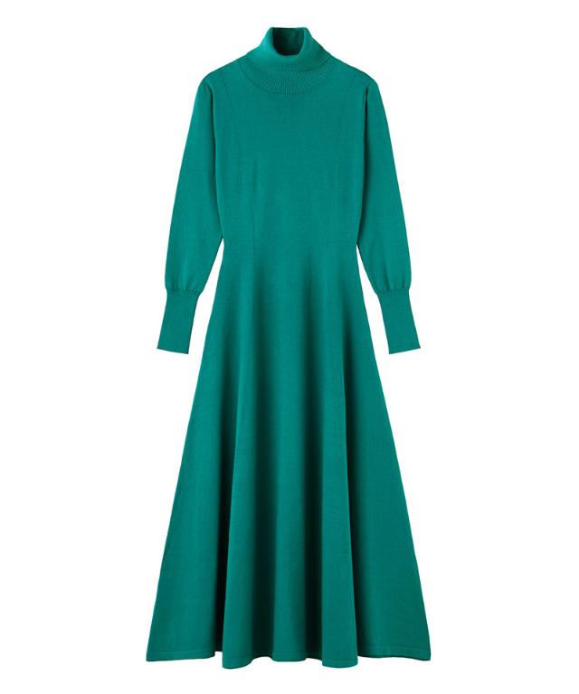 タートルニットフレアワンピース_gfa24aw-op14