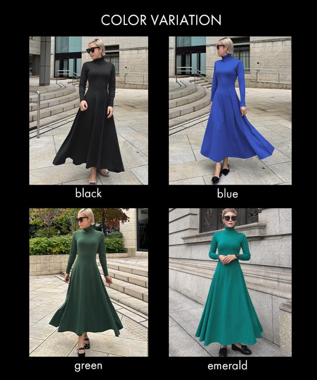 タートルニットフレアワンピース_gfa24aw-op14