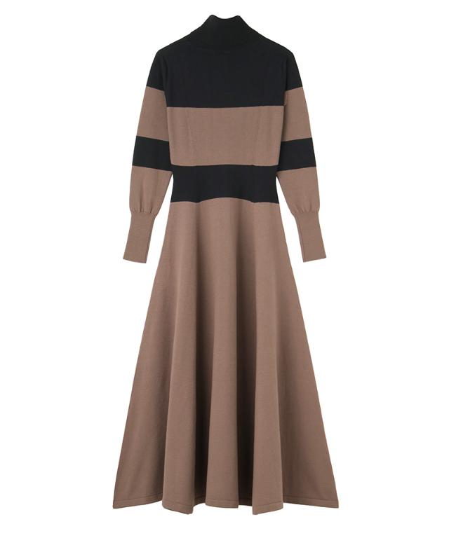 タートルニットフレアワンピース_gfa24aw-op14