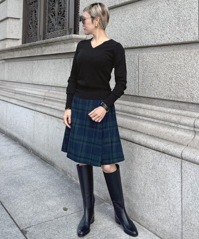 Ｖネックカシミヤニット_gfa25aw-nt01