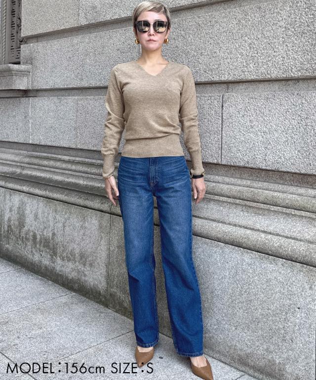 Ｖネックカシミヤニット_gfa25aw-nt01