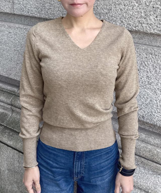 Ｖネックカシミヤニット_gfa25aw-nt01