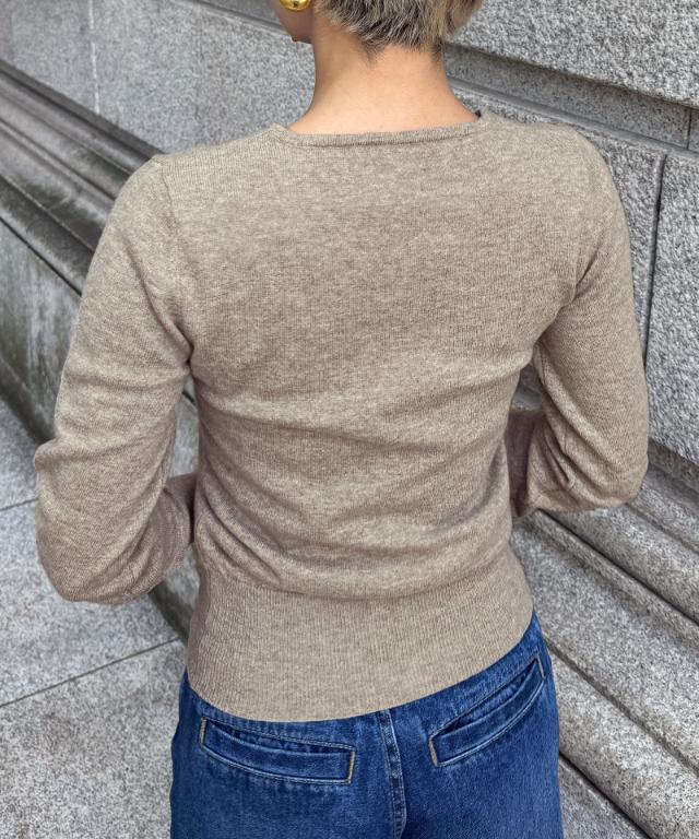 Ｖネックカシミヤニット_gfa25aw-nt01
