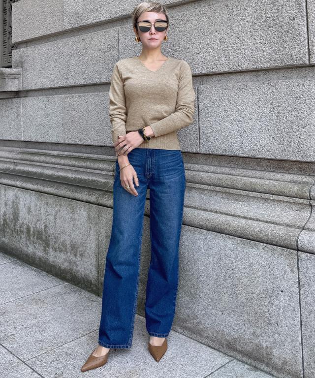 Ｖネックカシミヤニット_gfa25aw-nt01