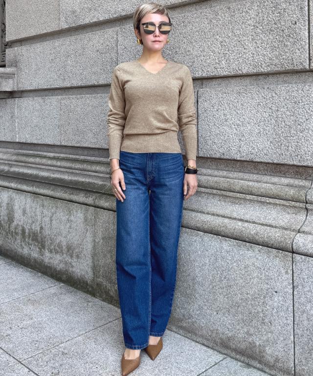 Ｖネックカシミヤニット_gfa25aw-nt01