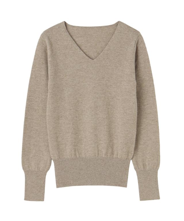 Ｖネックカシミヤニット_gfa25aw-nt01