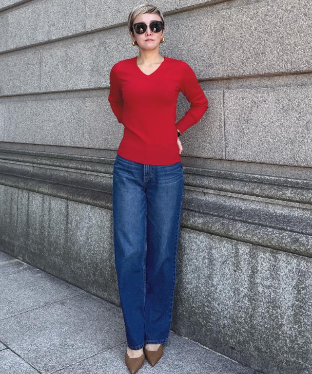 Ｖネックカシミヤニット_gfa25aw-nt01