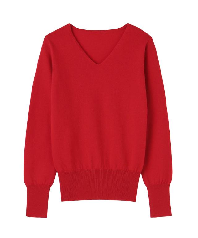 Ｖネックカシミヤニット_gfa25aw-nt01