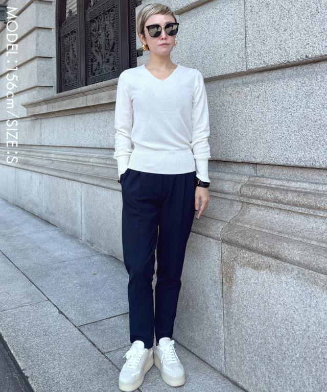 Ｖネックカシミヤニット_gfa25aw-nt01